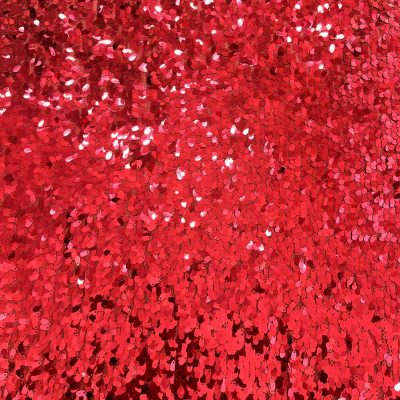 Tulle con paillettes rosso 4