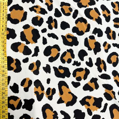 Tessuto in seta maculato in made in italy 1