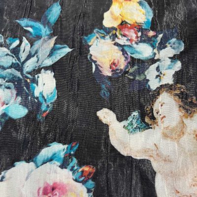 Scampolo di taffet&agrave; di seta di noto stilista italiano 3