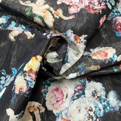 Scampolo di taffet&agrave; di seta di noto stilista italiano 1