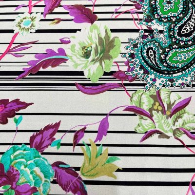 Scampolo di alta moda made in italy in raso di seta 1