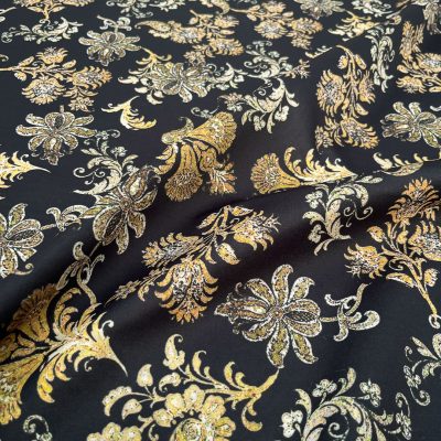 Neoprene double face a fantasia animalier e damascato 4