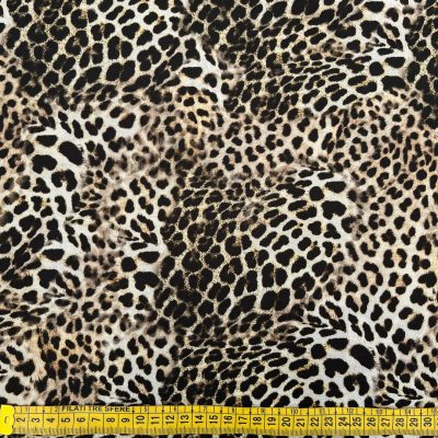 Neoprene double face a fantasia animalier e damascato 2