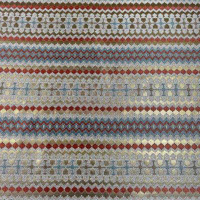 Tessuto multiuso motivo a zig zag multicolor 4