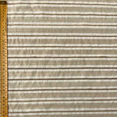 Tessuto in pura seta a righe Made in Italy 6