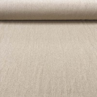 Tessuto canapa misto cotone effetto mèlange sabbia 3