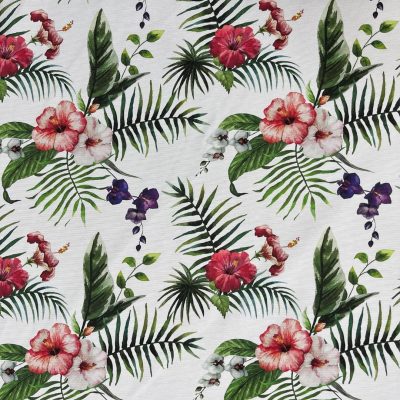 Tessuto da arredo water resistant a fantasia floreale 6