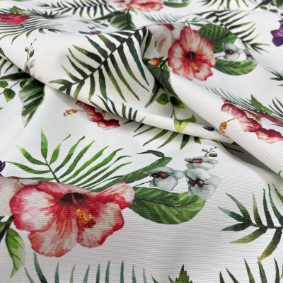 Tessuto da arredo water resistant a fantasia floreale 7