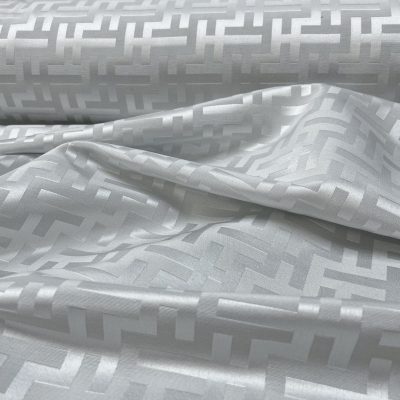 tessuto multiuso moderno geometrico grigio tenue argento 2