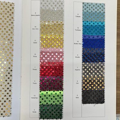 Maglina elastica con paillettes pois piccoli - variante colori 7
