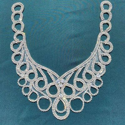 Applicazione strass crystal termoadesivo