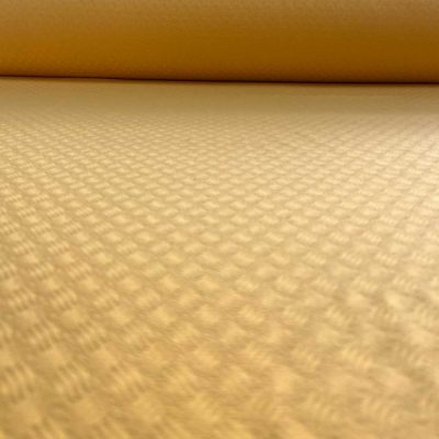 Arredamento in cotone effetto intrecciato giallo 3