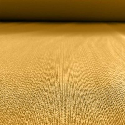Tessuto arredamento in cotone effetto rigato giallo 3