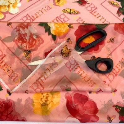 Chiffon pura seta Bluemarine alta moda made in italy 2