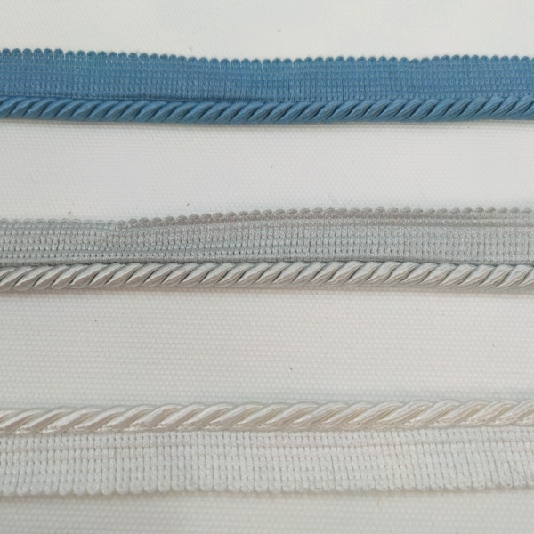 Cordoncino 6mm con fettuccia 15 mm - 3 varianti colore 6