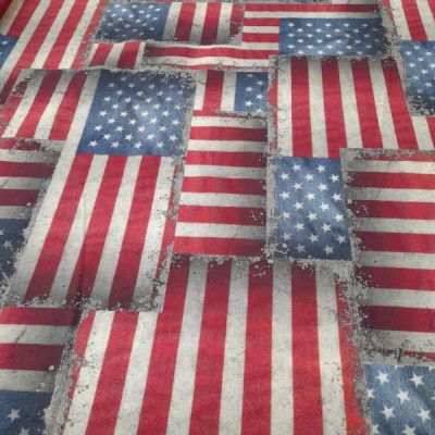 Tessuto  bandiera americana Alt.280 cm