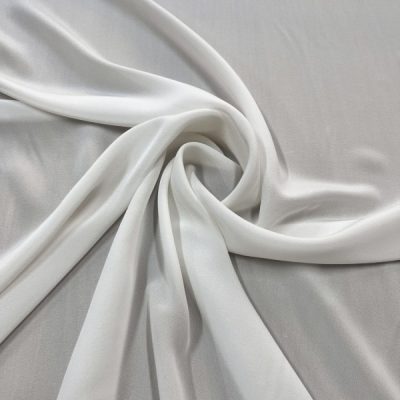 Crepe di seta Made in Italy bianco naturale - Alt.140 cm