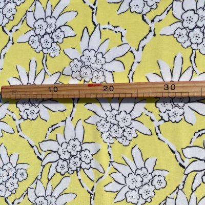 Crepe pura seta fiori estivi made in italy 3