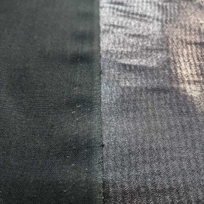 Fliselina termoadesiva in cotone nera 5