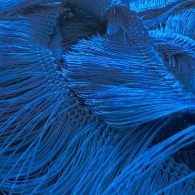 Frangia da passamaneria blu 1