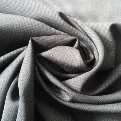 Fresco lana per abbigliamento nero 4