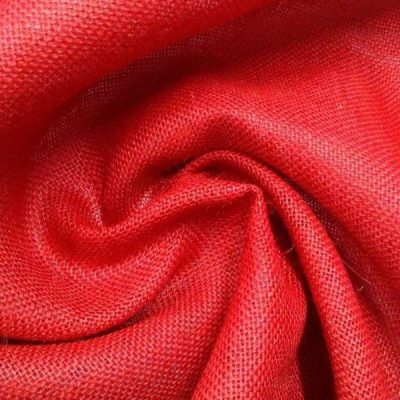 Juta tinta unita rossa Alt.160 cm