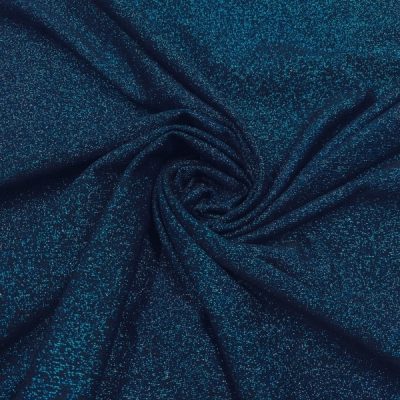 Maglina glitterata bielastica blu brillante - Alt. 135 cm