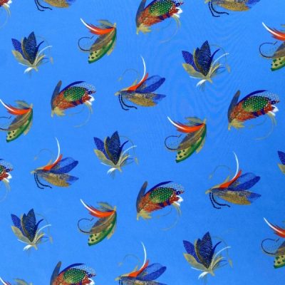 Crepe di pura seta piume tropicali made in italy 4