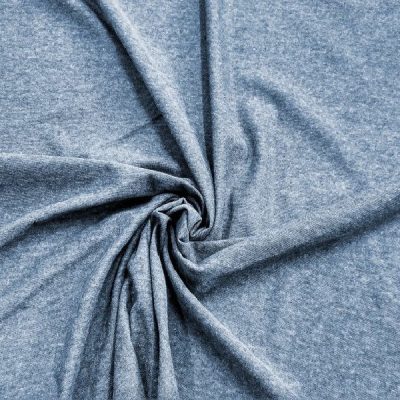 scampolo di maglia cotone leggera colore jeans al metro