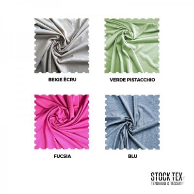 Galleria colori maglia cotone leggero al metro per abiti