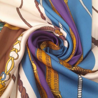 Scampolo alta moda fantasia spade made in Italy Alt.150x95 cm