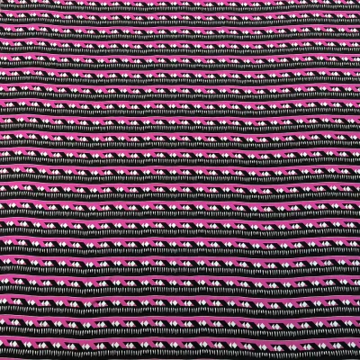 Scampoolo di tessuto in raso di seta coprente con fantasia geometrica 4