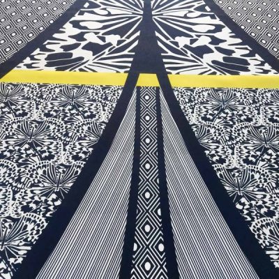 scampolo made in italy seta alta moda fantasia astratta 3