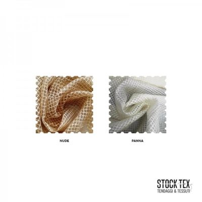 Galleria varianti tessuto per tende in organzaa quadrettini