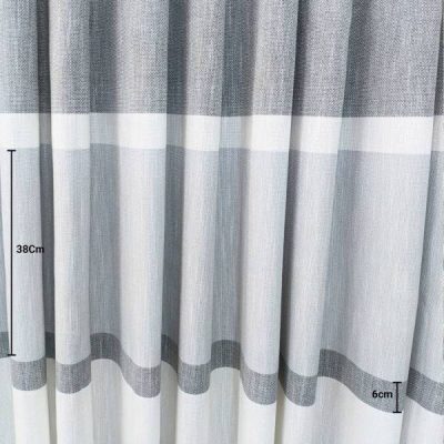 Tessuto per tende fasciato colori neutri - 2 varianti colore Alt.300 cm