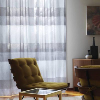 Tessuto per tende a righe orizzontali Via Roma 60 - 2 Varianti Alt.300cm