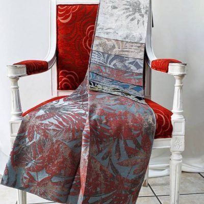 Tessuto multiuso coprente firmato Capricci con fantasia palme - 6 varianti colore