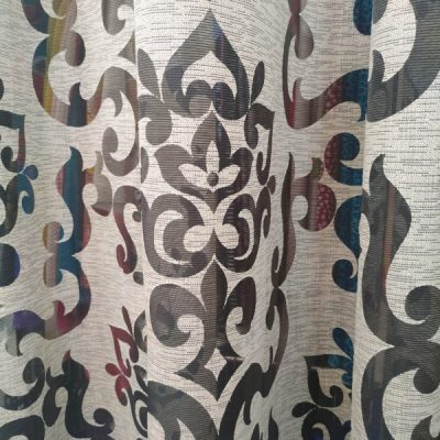 Tessuto per tende via roma 60 in devor&egrave; 3 varianti colore 26