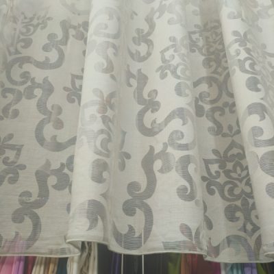 Tessuto per tende via roma 60 in devor&egrave; 3 varianti colore 9