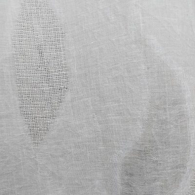 Tendaggio misto lino stropicciato stile astratto rustico &eacute;cru 2