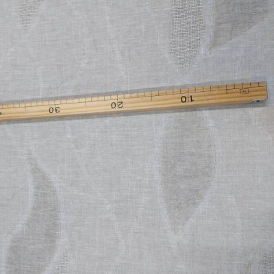 Tendaggio misto lino stropicciato stile astratto rustico &eacute;cru 3