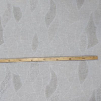 Tendaggio misto lino stropicciato stile astratto rustico &eacute;cru 5