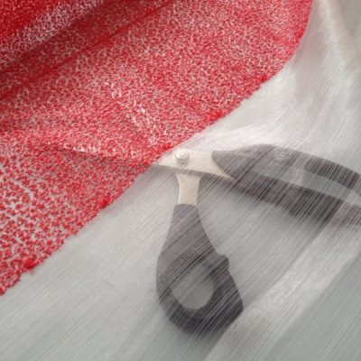 Tendaggio motivo intrecci su sfondo argento 2