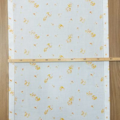 Tendina in bianco fantasia vintage 3