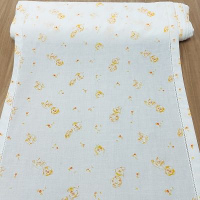 Tendina in bianco fantasia vintage 5