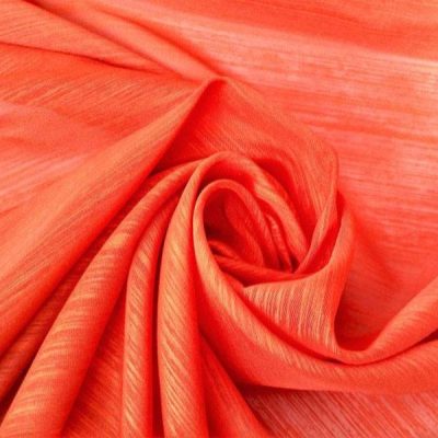 Tendina rifinita a crochet arancione 3