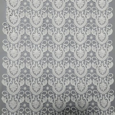 Tendina in macram&egrave; bianco naturale 3