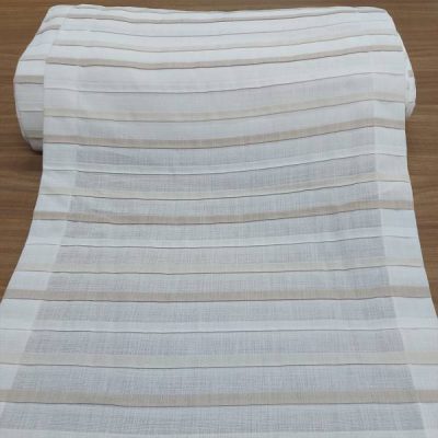 Tendina effetto pacchetto bianco con righe colorate - 3 Varianti - Largh.45/60/90