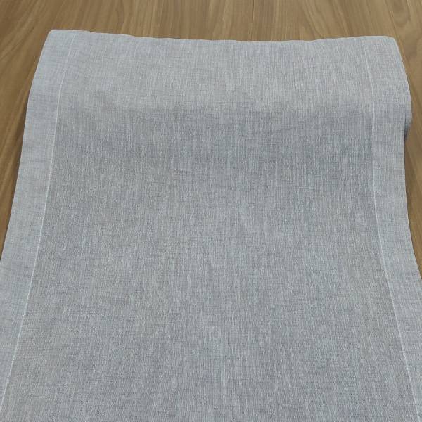 Tendina stile shabby grigio melange 1