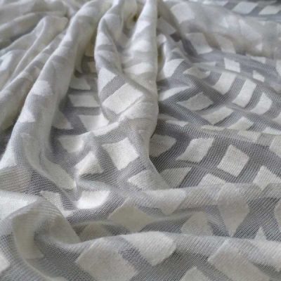 Maglina effetto optical devor&egrave; bianco 2